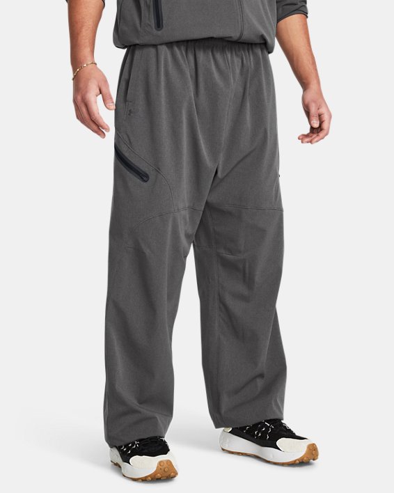 Men's UA Unstoppable Vent Cargo Pants, Gray, pdpMainDesktop image number 0